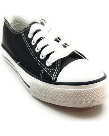 Deportivas BUBBLE BOBBLE  de Niña LONAS BASKET NINOS PUNTERA MATERIAL CORD  NEGRO