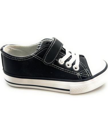 girl Trainers BUBBLE BOBBLE ZAPATILLA BASKET VELCRO-ELASTICO PUNTERA  NEGRO