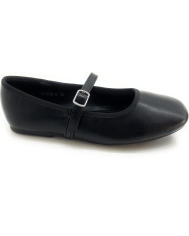 girl shoes BUBBLE BOBBLE MANOLETINAS NINA VESTIR PULSERA HEBILLA  NEGRO