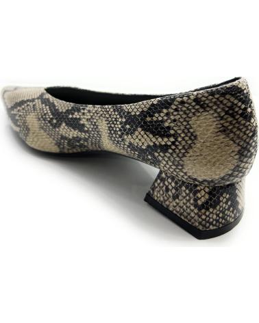 Woman Flat shoes CHIC VISION SALON MUJER TACON BAJO ANCHO SERPIENTE-L  VARIOS COLORES