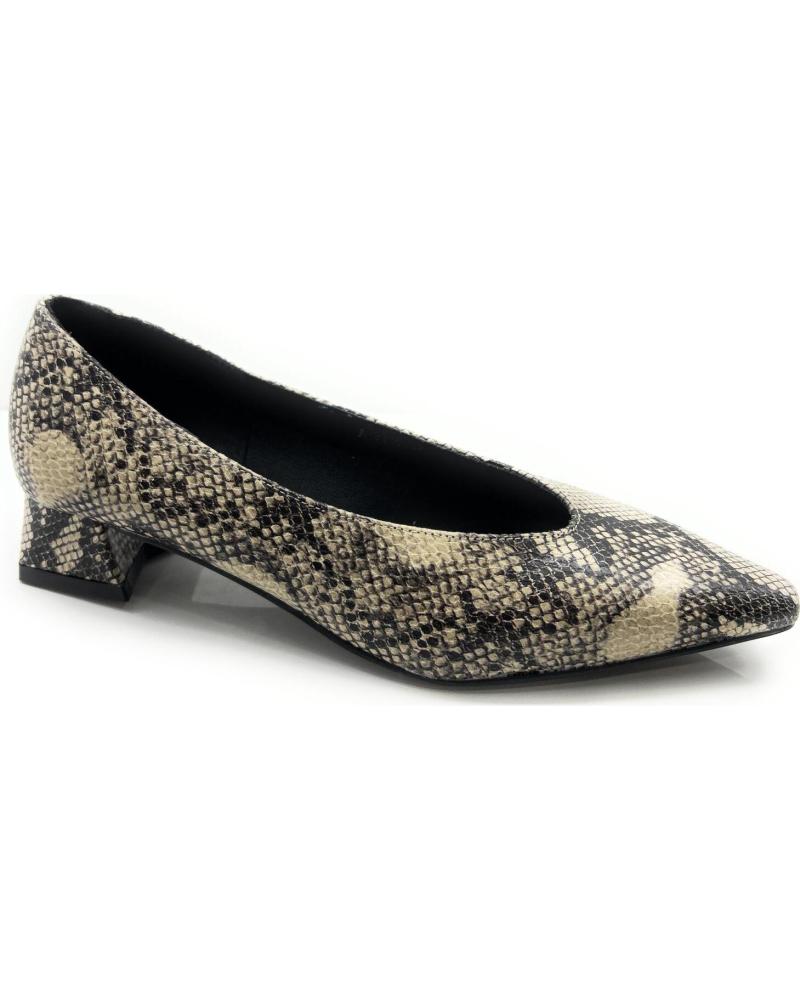 Woman Flat shoes CHIC VISION SALON MUJER TACON BAJO ANCHO SERPIENTE-L  VARIOS COLORES