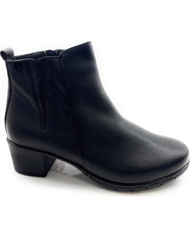 Bottines CHIC VISION  pour Femme BOTIN TACON PIEL CREMALLERA VALERIAS  NEGRO