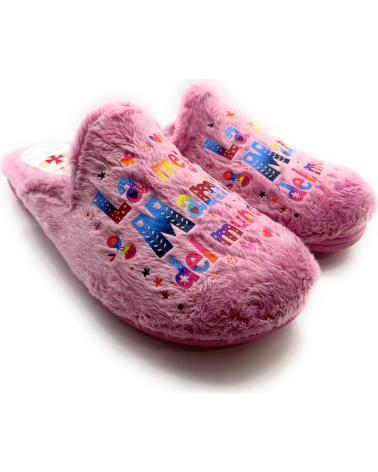 Calzado de casa CHIC VISION  de Mujer ZAPATILLAS CASA MUJER CONFORT LA MEJOR  ROSA