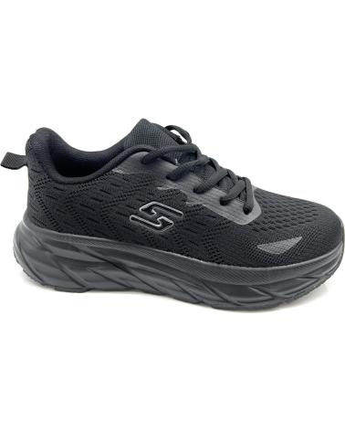 Zapatillas deporte CHIC VISION  de Mujer DEPORTES MUJER RELAX CORDON RUNNING  NEGRO