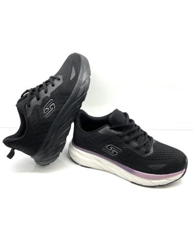 Sapatilhas CHIC VISION  de Mulher DEPORTES MUJER RELAX CORDON RUNNING  NEGRO