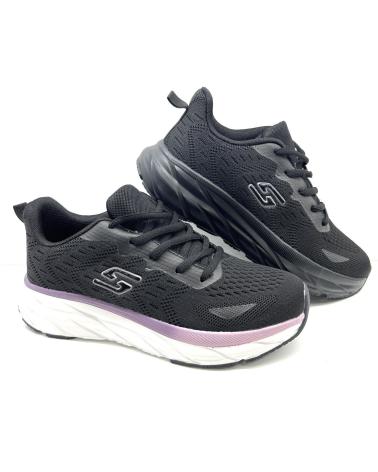 Sapatilhas CHIC VISION  de Mulher DEPORTES MUJER RELAX CORDON RUNNING  NEGRO