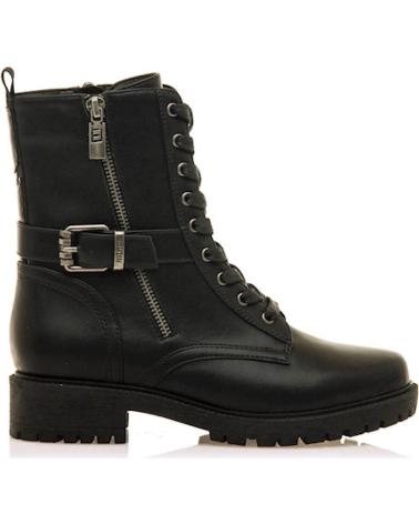Botas MTNG  de Mujer BOTA MILITAR CORDON CREMALLERAS MUSTANG  NEGRO