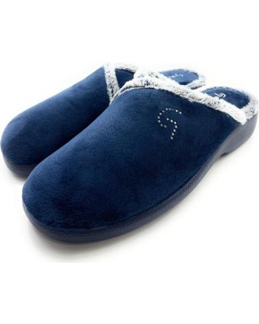 Pantofole CHIC VISION  per Donna ZAPATILLA CASA GARZON COMODA LETRAS BRIL  AZUL