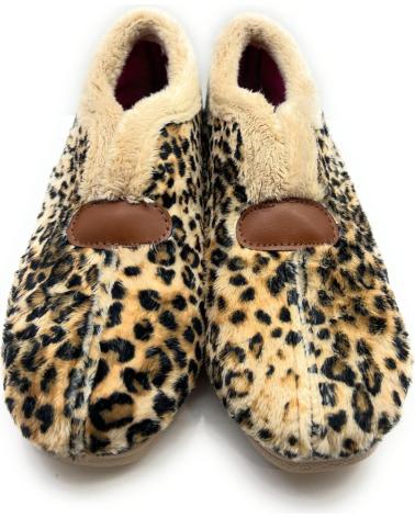 Pantufas CHIC VISION  de Mulher ZAPATILLAS CASA MUJER CERRADA LEOPARDO C  VARIOS COLORES