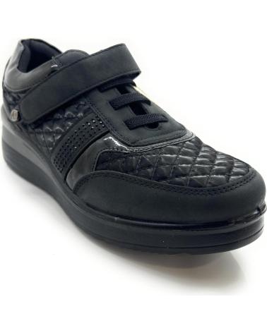 Zapatillas deporte CHIC VISION  pour Femme ZAPATO MUJER CUNA CONFORT ELASTICO-VELCR  NEGRO