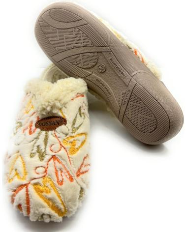 Pantoufles CHIC VISION  pour Femme ZAPATILLAS CASA MUJER ANATOMICAS CORAZO  BEIGE