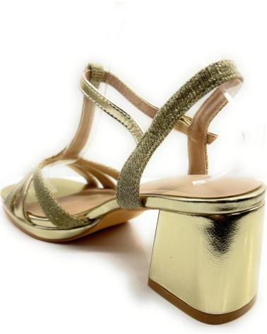 Sandali BUONAROTTI  per Donna SANDALIAS FIESTA TACON ANCHO TIRAS BRILL  AMARILLO