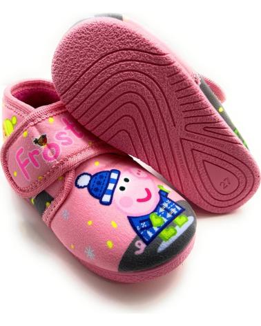 Pantufas CHIC VISION  de Menina BOTITAS CASA NINA TIRA ADHESIVAPEPPA  ROSA