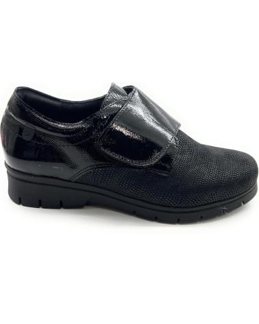 Zapatos CHIC VISION  de Mujer ZAPATOS CONFORT VALERIAS CUNA TIRAS ADHE  NEGRO