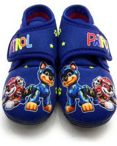 boy House slipers CHIC VISION BOTITAS CASA NINO TIRA ADHESIVAPATRULLA  AZUL