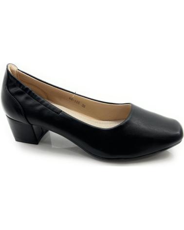 Shuhe ferse CHIC VISION  für Damen SALON MUJER TACON ANCHO CONFORT  NEGRO