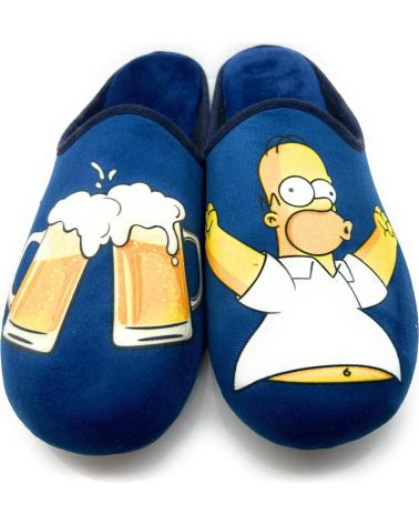 Pantoufles PONNY  pour Homme ZAPATILLAS CASA CABALLERO CONFORT-RELAX  AZUL
