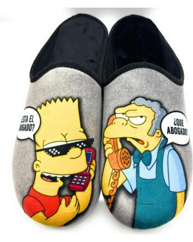 Calzado de casa PONNY  de Hombre ZAPATILLAS CASA CABALLERO CONFORT-RELAX  GRIS