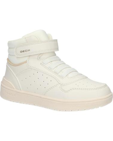 girl Mid boots GEOX J36HXA 05415 J WASHIBA GIRL C1058 LT IVORY  BLANCO