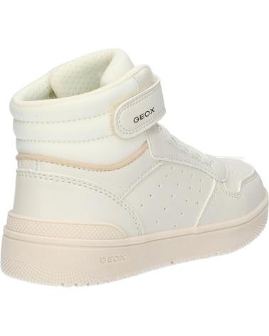 girl Mid boots GEOX J36HXA 05415 J WASHIBA GIRL C1058 LT IVORY  BLANCO