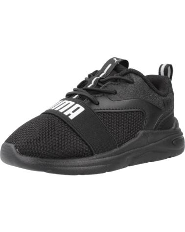 Deportivas PUMA  de Niño ZAPATILLAS NINO MODELO SOFT WIRED 2 AC INF COLOR NEGRO  BLACK