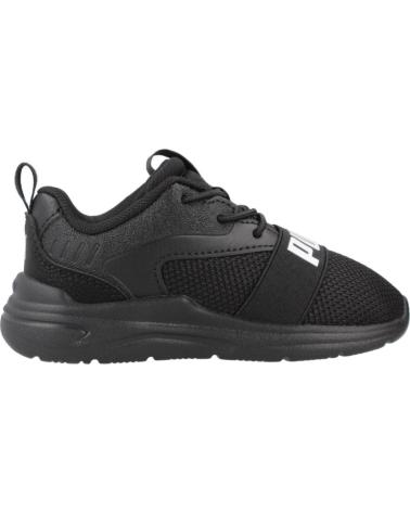 Deportivas PUMA  de Niño ZAPATILLAS NINO MODELO SOFT WIRED 2 AC INF COLOR NEGRO  BLACK
