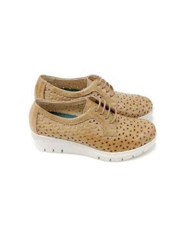 Zapatos De Mujer PITILLOS - BLUCHER PICADO PLATAFORMA  TAUPE