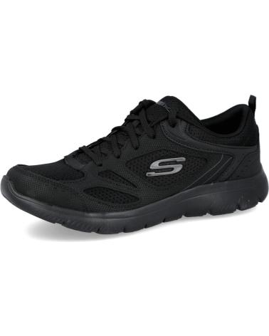 SKECHERS ZAPATILLAS DEPORTIVAS SUMMITS-SUITED BLACK 12982 BBK NEGRO