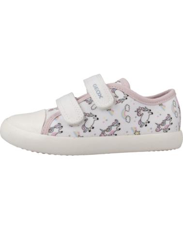 Sportivo per Bambina GEOX ZAPATILLAS NINA MODELO B GISLI GIRL COLOR BLANCO C0406