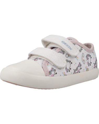 Sportivo per Bambina GEOX ZAPATILLAS NINA MODELO B GISLI GIRL COLOR BLANCO C0406