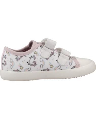 Sportivo per Bambina GEOX ZAPATILLAS NINA MODELO B GISLI GIRL COLOR BLANCO C0406