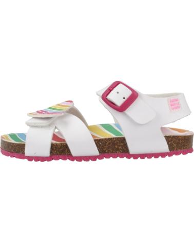 Sandalias AGATHA RUIZ DE LA PRADA  de Niña SANDALIAS NINA MODELO 242938A COLOR  BLANCO