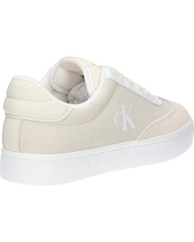 Scarpe sport CALVIN KLEIN  per Donna YW0YW01636 CLASSIC CUPSOLE LOW  0LF CREAMY WHITE-WHITE