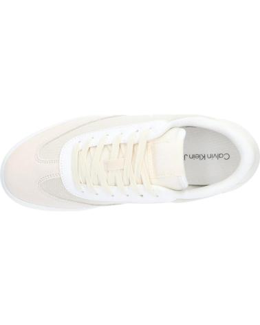 Scarpe sport CALVIN KLEIN  per Donna YW0YW01636 CLASSIC CUPSOLE LOW  0LF CREAMY WHITE-WHITE