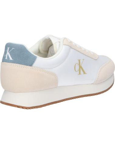 Zapatillas deporte CALVIN KLEIN  de Hombre YM0YM01119 RETRO RUNNER ICONIC  0LD BRIGHT WHITE-CREAMY WHITE