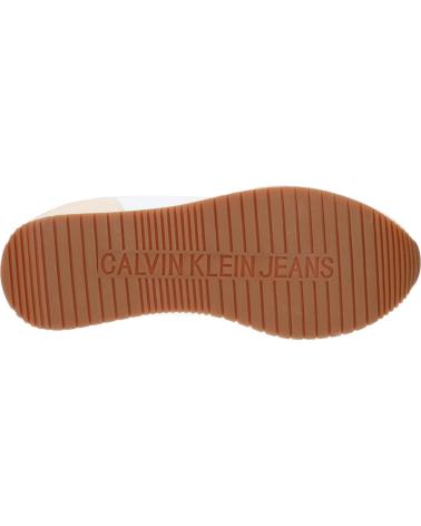 Zapatillas deporte CALVIN KLEIN  de Hombre YM0YM01119 RETRO RUNNER ICONIC  0LD BRIGHT WHITE-CREAMY WHITE