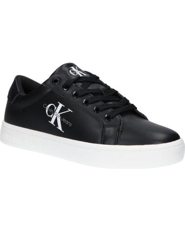 Zapatillas deporte CALVIN KLEIN  de Mujer YW0YW01269 CLASSIC CUPSOLE  BEH BLACK-BRIGHT WHITE