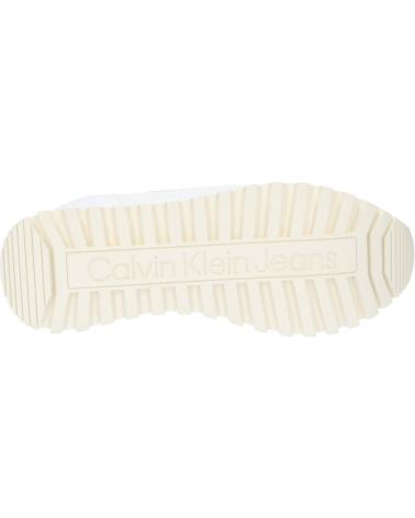 Zapatillas deporte CALVIN KLEIN  de Mujer YW0YW01642 RUNNER LOW LAVEUP  0LD BRIGHT WHITE-CREAMY WHITE