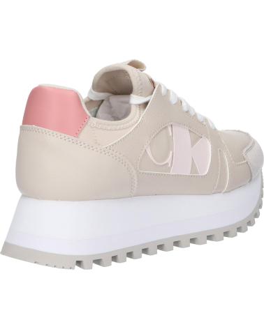 Zapatillas deporte CALVIN KLEIN  de Mujer YW0YW01642 RUNNER LOW LAVEUP  0GE EGGSHELL-ROSE TAN