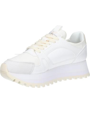 Zapatillas deporte CALVIN KLEIN  de Mujer YW0YW01642 RUNNER LOW LAVEUP  0LD BRIGHT WHITE-CREAMY WHITE