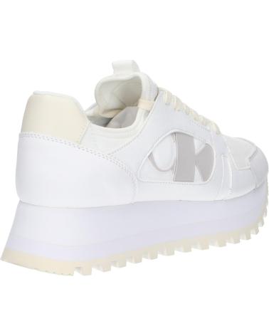 Zapatillas deporte CALVIN KLEIN  de Mujer YW0YW01642 RUNNER LOW LAVEUP  0LD BRIGHT WHITE-CREAMY WHITE