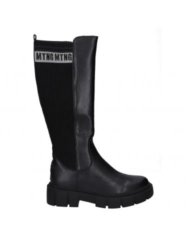 Woman boots MTNG 50196  C51975 - VANILLA NEGRO
