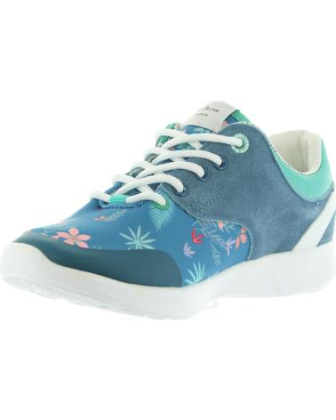 Woman and girl sports shoes PEPE JEANS PGS30292 AMANDA  548 BLUE PRINT