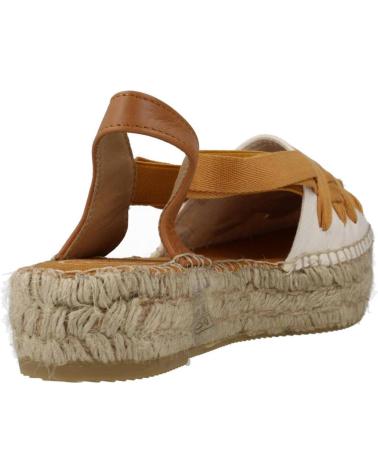 Sandalias TONI PONS  de Mujer ALPARGATAS MUJER MODELO 130228 COLOR BLANCO  OCRE