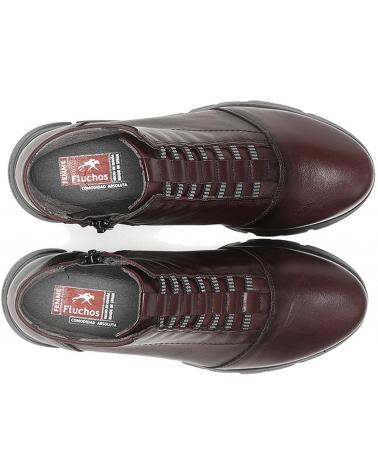 Stiefel FLUCHOS  für Damen BOTIN F1358 BURDEOS MUJER  S NOB BURDEOS V