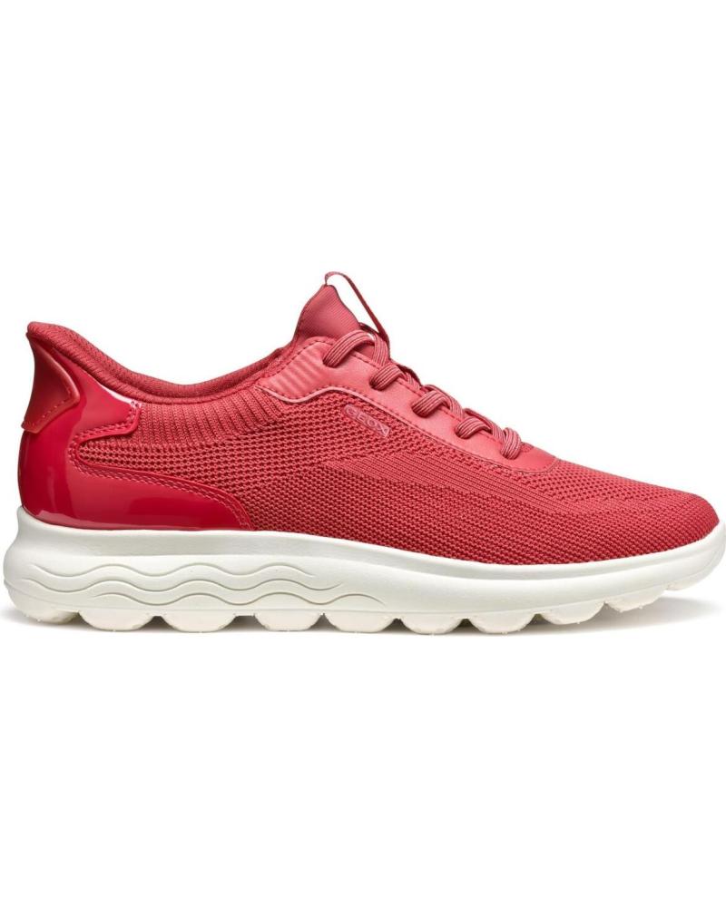 Zapatillas deporte GEOX  de Mujer DEPORTIVOS SPHERICA PLUS CORAL DE  ROJO