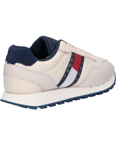 Zapatillas deporte de Hombre TOMMY HILFIGER EM0EM01081 LEATHER TJM RUNNER ACE STONY BEIGE