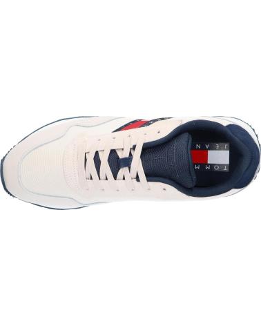 Zapatillas deporte de Hombre TOMMY HILFIGER EM0EM01081 LEATHER TJM RUNNER ACE STONY BEIGE