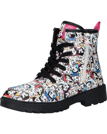 Botas de Niña GEOX J2620D 00004 J CASEY C0653 WHITE-MULTICOLOR