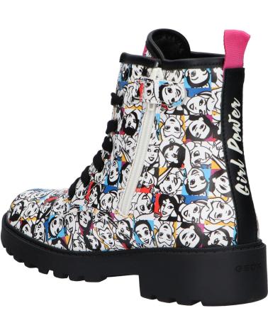 Botas de Niña GEOX J2620D 00004 J CASEY C0653 WHITE-MULTICOLOR